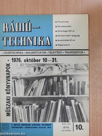 Rádiótechnika 1976. október 