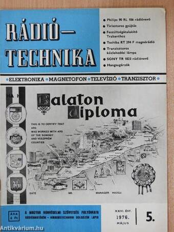 Rádiótechnika 1976. május