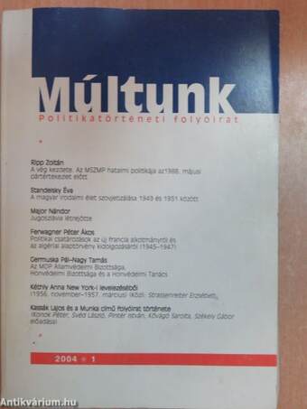 Múltunk 2004/1-4.