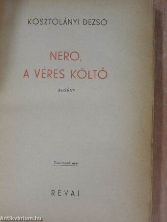 Nero, a véres költő