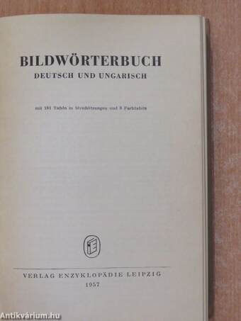 Bildwörterbuch - Deutsch und Ungarisch