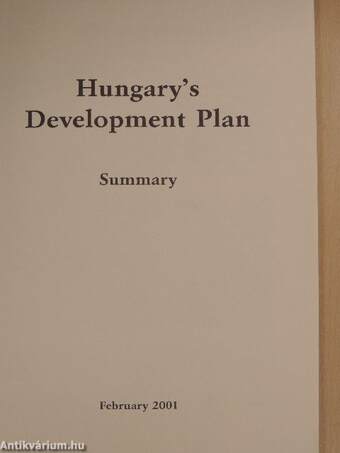 Hungary's Development Plan