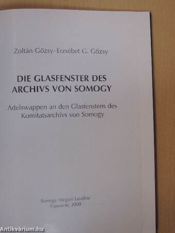 Die Glasfenster des Archivs von Somogy