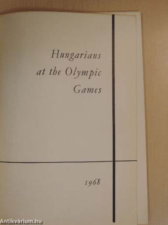 Hungarians at the Olympic Games 1968