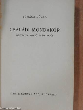 Családi mondakör