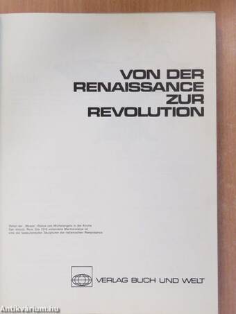 Von der Renaissance zur Revolution