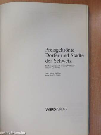 Preisgekrönte Dörfer und Städte der Schweiz