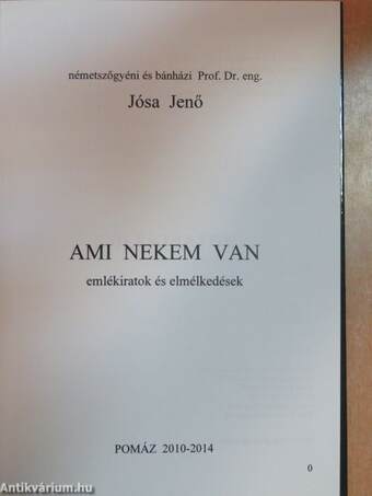 Ami nekem van