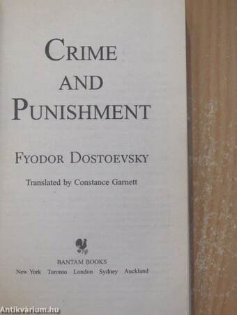 Crime and Punishment