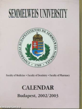 Semmelweis University Calendar 2002/2003