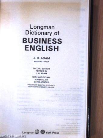 Longman Dictionary of Business English