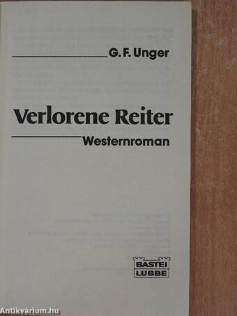 Verlorene Reiter