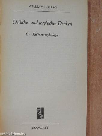 Östliches und westliches Denken