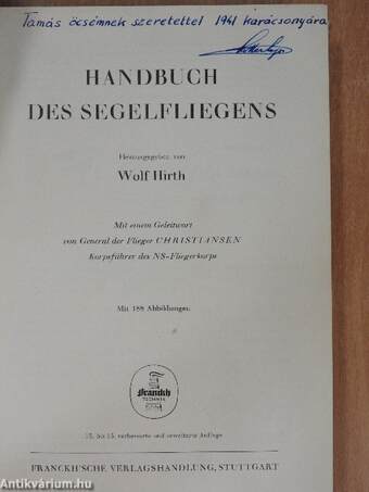 Handbuch des Segelfliegens