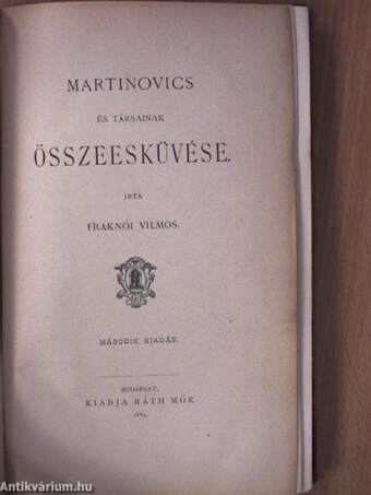 Martinovics és társainak összeesküvése