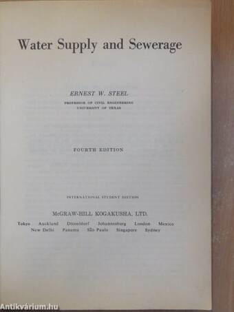 Water Supply and Sewerage