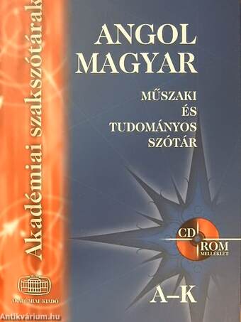 Angol-magyar műszaki és tudományos szótár I-II. - CD-vel