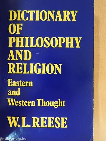 Dictionary of Philosophy and Religion