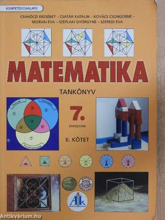 Matematika tankönyv 7/II.