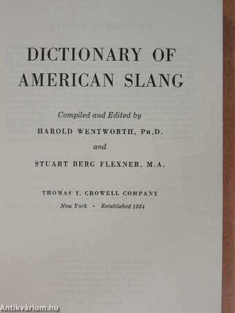 Dictionary of American Slang