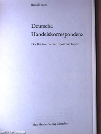 Deutsche Handelskorrespondenz