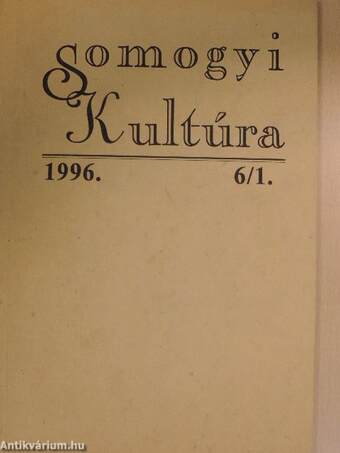 Somogyi Kultúra 1996. 6/1.