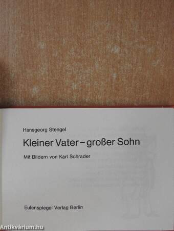 Kleiner Vater - großer Sohn