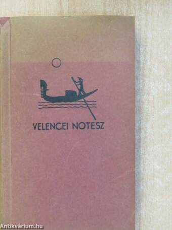 Velencei notesz (aláírt példány)