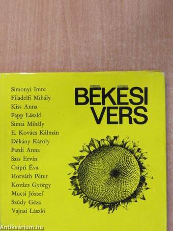 Békési vers (aláírt példány)