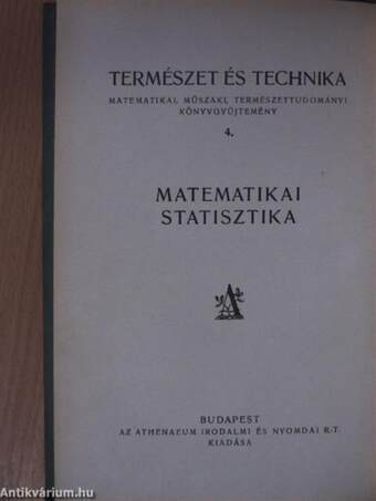 Matematikai statisztika