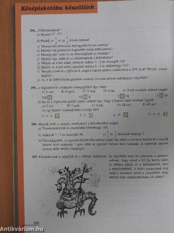 Matematika tankönyv 8/I.