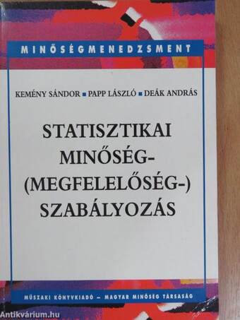 Statisztikai minőség- (megfelelőség-) szabályozás