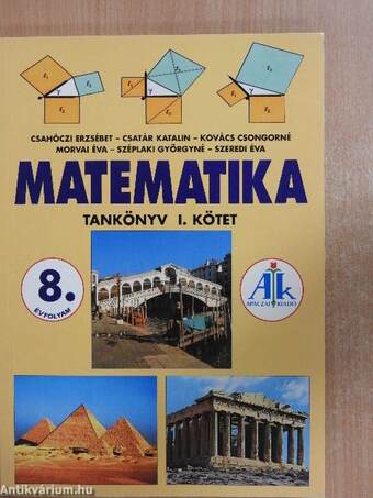 Matematika tankönyv 8/I.
