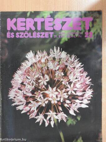 Kertészet és Szőlészet 1982. június 3.