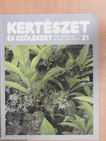 Kertészet és Szőlészet 1989. május 25.