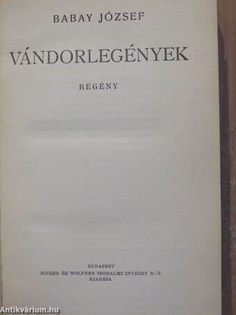 Vándorlegények