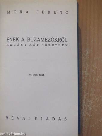 Ének a búzamezőkről I-II.