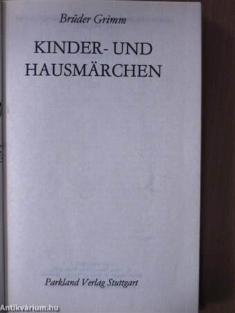 Kinder- und Hausmärchen