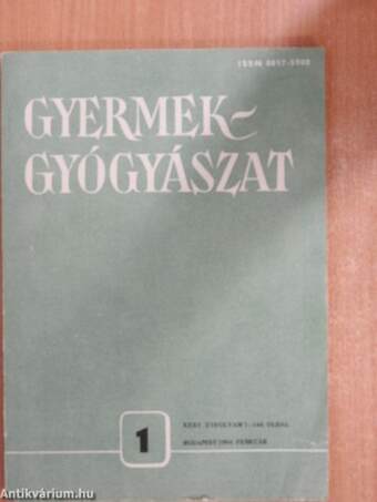 Gyermekgyógyászat 1984/1-4.