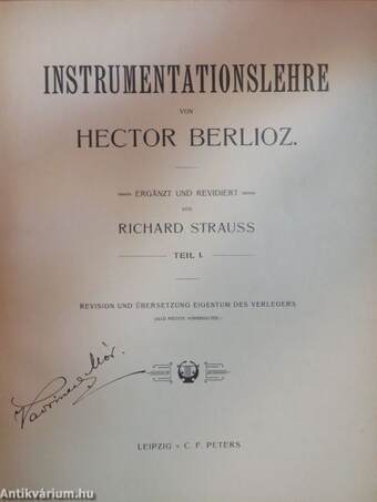 Instrumentationslehre I-II.