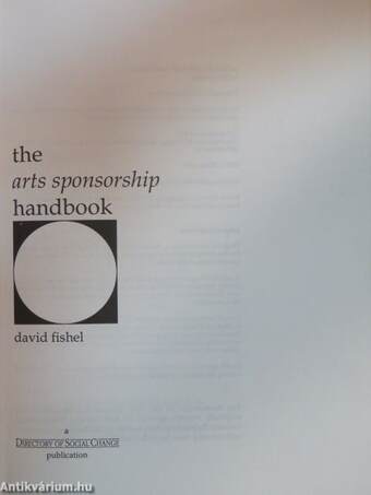 The arts sponsorship handbook