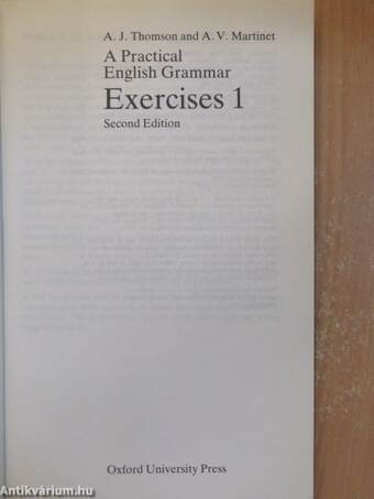 A Practical English Grammar Exercises 1