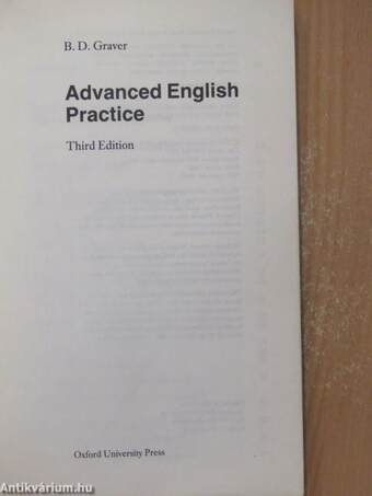 Advanced English Practice