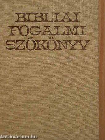 Bibliai fogalmi szókönyv