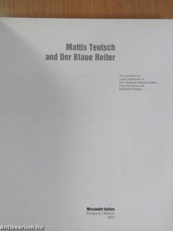 Mattis Teutsch and Der Blaue Reiter