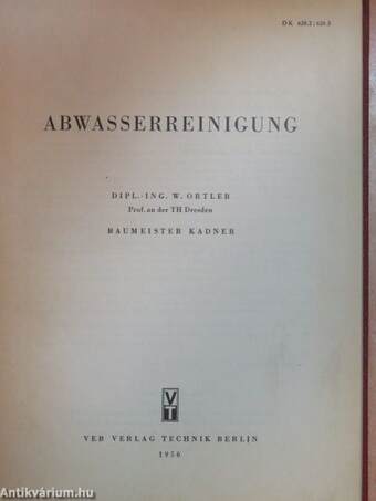 Abwasserreinigung