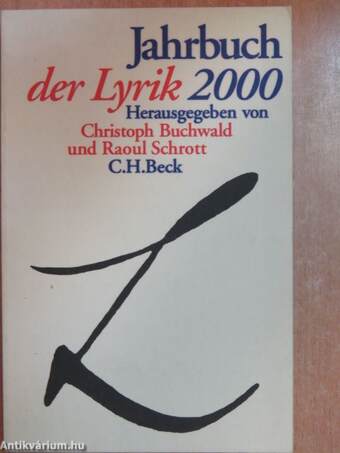 Jahrbuch der Lyrik 1999/2000