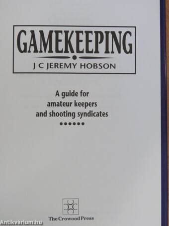 Gamekeeping