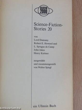 Ullstein Science Fiction Stories 20