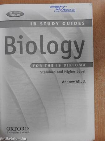 Biology for the IB diploma - Standard and Higher Level